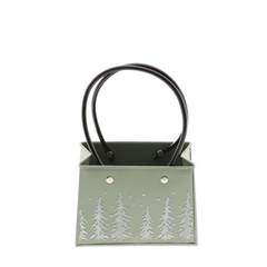Christmas Zinc Baggy Tray 15*7*11.5cm