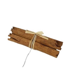 Dried Fruit Cinnamon+raffia/wire 8cm X20