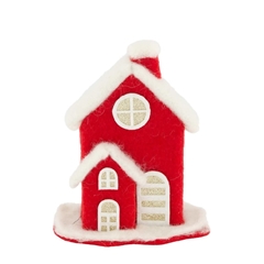 Christmas Deco Santa House 14*8*17cm