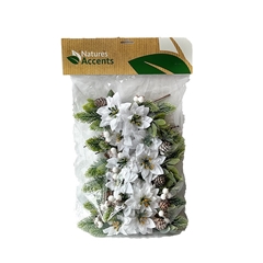 Christmas Sticks 15cm Pionsettia 7cm