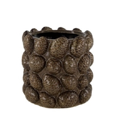Autumn Ceramic Pinecone Pot D18*17cm