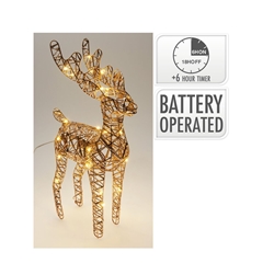 Christmas Led Reindeer 30L 24*9*37cm