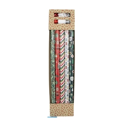 Christmas Wrapping Paper 70cm+ribbon X11