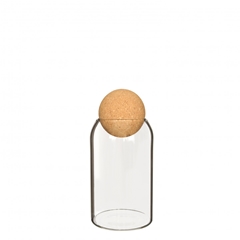Glass Terrarium Sienna Cork D8.5*19cm