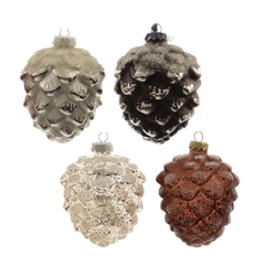 Christmas Bauble Pine Cone D07*10cm