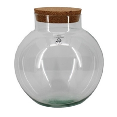 Glass Terrarium Eco Cork D14/25*27cm