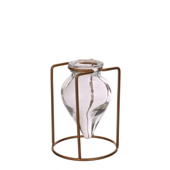 Glass Vase Breeze In Frame D08.5*11cm