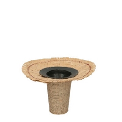 Bouquetholder Jute Bamboo D20*12cm