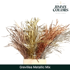 Grevillea Painted Metallic Mix Per Bunch 70cm