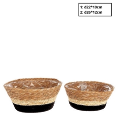 Basket Sets Makka Tray S/2 D26*12cm