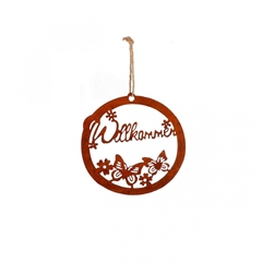 Spring Hanging Willkomen 15cm