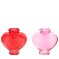 Love Glass Vase Heart 12*7.5*11.5cm