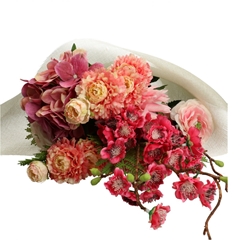 Artificial Flowers Bouquet Sakura 50cm