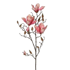Artificial Flowers Magnolia 88cm