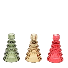 Christmas Candle Holder Tree D08.5*13cm