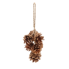 Christmas Natural Hanging Lodi D10*26cm