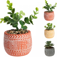 Artificial Plants Pot Succulent Plant 12cm