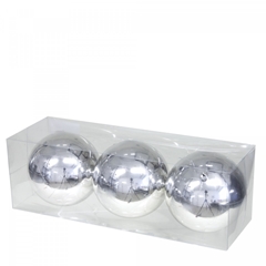 Christmas Bauble Ball Plastic 120mm X3