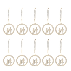 Christmas Natural Hanging Tree D10cm