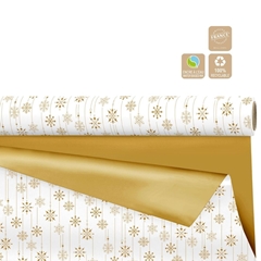 Christmas Roll 70cm 40m Duo Mat Snow Clayrton