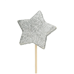 Christmas Sticks 50cm Star Glitter D07cm